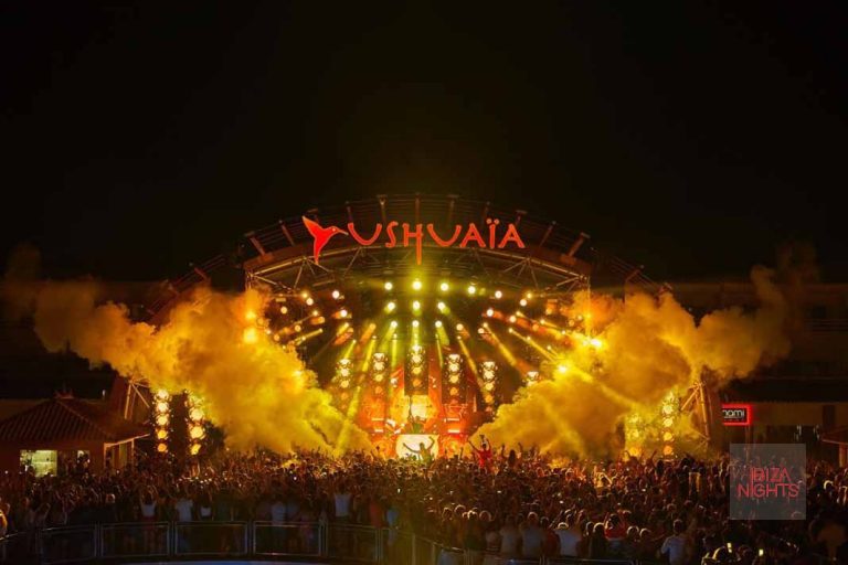 El fin del mundo parece estar está cerca gracias al sonido del dj. Foto: Ushuaïa Ibiza