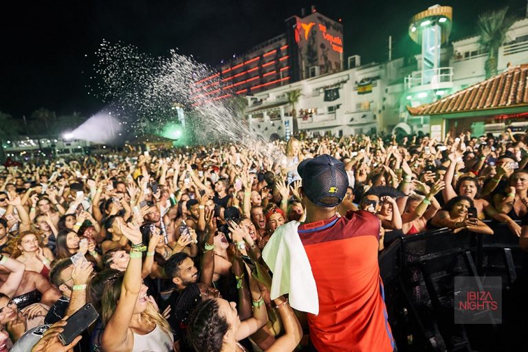 Conexión entre artista y público. Foto: Ushuaïa Ibiza