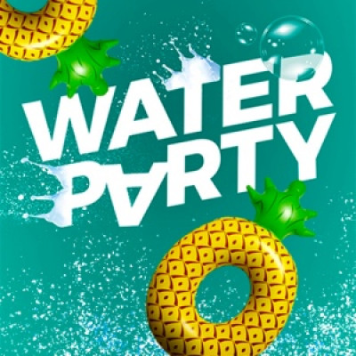 Water party. Надпись аквапати. Event вода. Приглашение на аквапати.